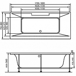 Vayer Акриловая ванна Casoli 180x80 – фотография-6